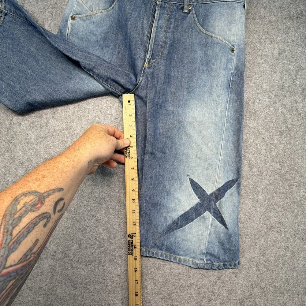 Levis Engineered Shorts Mens 32 Blue Twisted Jorts Jeans Denim 15